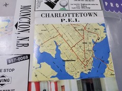 ❤️Vintage 1991❤️Atlantic Provinces Maritimes at a Glance Map❤️RARE PLEASE LOOK❤️
