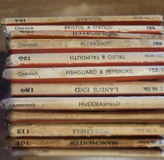 68× Map Collection Bundle Vintage/ordnance Survey/bartholomew’s And More