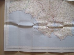 Ordnance survey map Landranger series Torbay and South Dartmoor 202 1:50 000