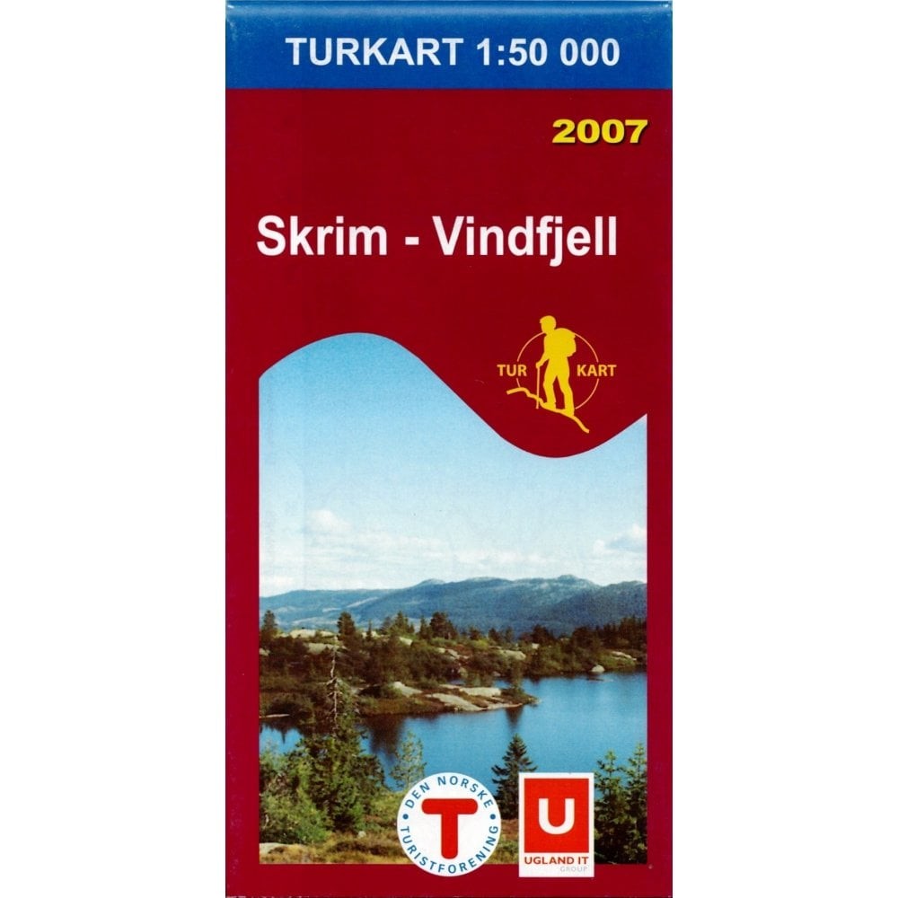 Norway Skrim Vindfjell map 2403 walking, hiking, ski-trail 1:50K **50% OFF**