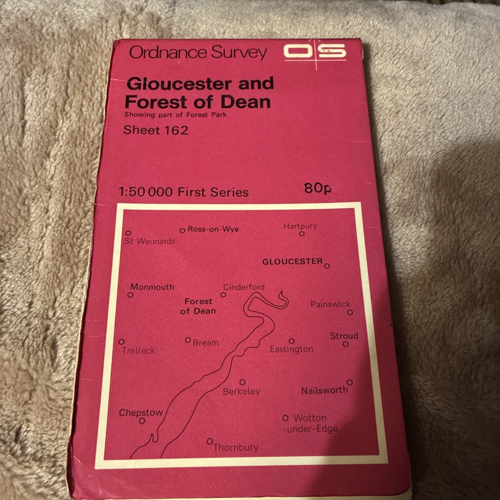 Ordnance Survey Landranger Map 162-Gloucester & Forest of Dean, OS 1974