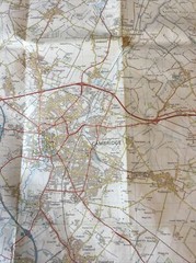 1980 Ordnance Survey Landranger Second Series Map 154 Cambridge And Newmarket