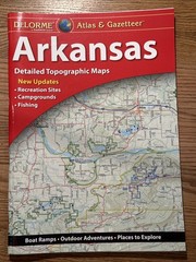 DeLorme Arkansas Atlas & Gazetteer Topographic Maps Back Roads 2021 6th Edition