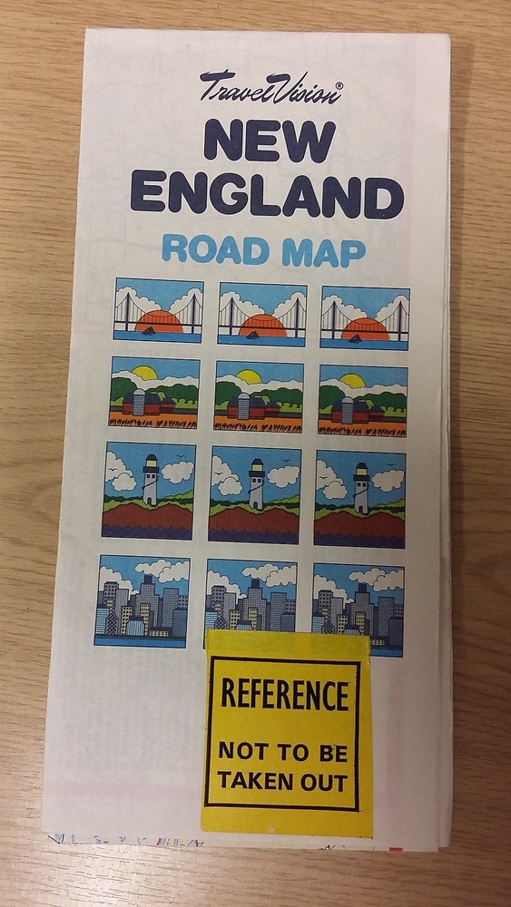 New England: Road Map: Travel Vision Map (M15)