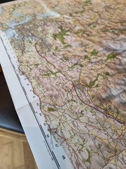 Ordinance Survey tourist map Dartmoor 1980. Grey cover. Great condition.