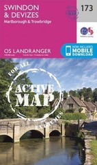 Swindon, Devizes, Marlborough & Trowbridge (Map) OS Landranger Active Map