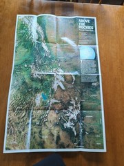 Heart of the Rockies, National Geographic, Map & Poster, 1995