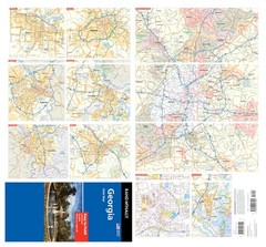 Rand McNally Easy to Fold: Georgia State Laminated Map 18″ x 17″, Multicolor