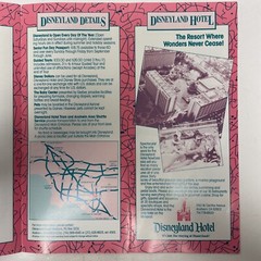 Vintage Disneyland Spring Program (1989) Tourist Travel Brochure