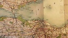 Vintage Gall & Inglis Cloth ‘The Graded Road Maps’ Edinburgh & District