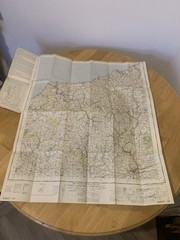 Ordnance Survey One Inch Map Sheet 139 Cardigan OS