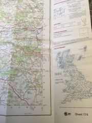 1974 Ordnance Survey First Series Map 174 Newbury And Wantage (incl Ashbury)