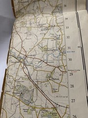 Vintage Ordnance Survey Linen Backed Map Fakenham 1954 One Inch/One Mile.Good