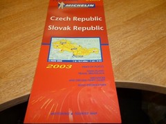 MICHELIN MAP CZECH REPUBLIC & SLOVAK REPUBLIC NATIONAL 731 2003