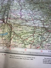 Vintage Bartholomew Surrey Half Inch Map Sheet 9 1964 On Cloth