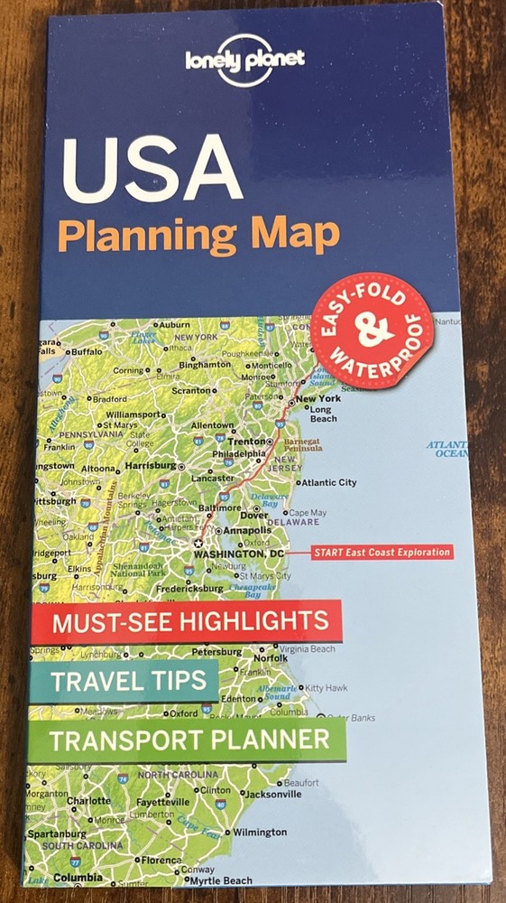 USA Planning Map Brand New