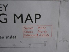 Vintage 1974 Ordnance Survey Route Planning Map NORTH Series M322 Edition 14GSGS