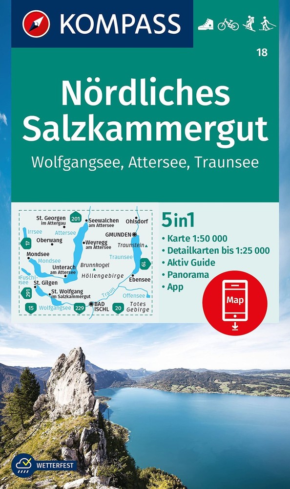 XXX Salzkammergut Nördliches + Aktiv Guide (Map) (UK IMPORT)