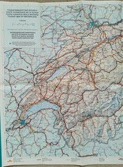 Tourist Maps of Switzerland, Swiss Bank Corporation & Union Bank of Switzerland.