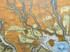 VINTAGE GEOLOGICAL MAP PICKERING N YORKSHIRE SHEET 53 GEOLOGICAL SURVEY 1960