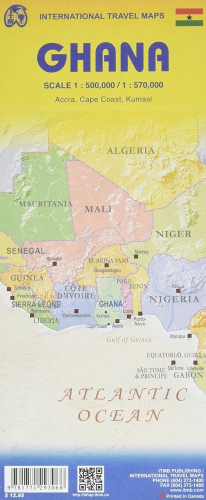 ITMB Publishing Ltd Ghana (Map) (UK IMPORT)