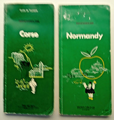 Michelin Guide Corse Guide de Tourisme 1989 & Normandy third edition