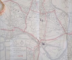 Burrow’s Pointer Guide Map of The Borough of Twickenham (Eighth Edition).