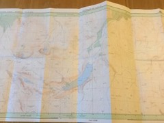 1976 Ordnance Survey Pathfinder Map 270 NO 28/38 Lochnagar and Glen Lee