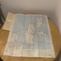 Ordnance Survey One Inch Map 1 Seventh Series Shetland Islands Yell & Unst 1961