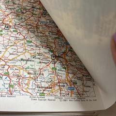 Rare Vintage 1981 Good Food Road Map Folding Northern England Southern Scotland