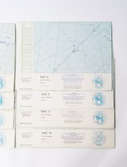 Vintage GNC Aviation Chart Set – Lot of 8 (1970s–1980s) | Global Navigation Char