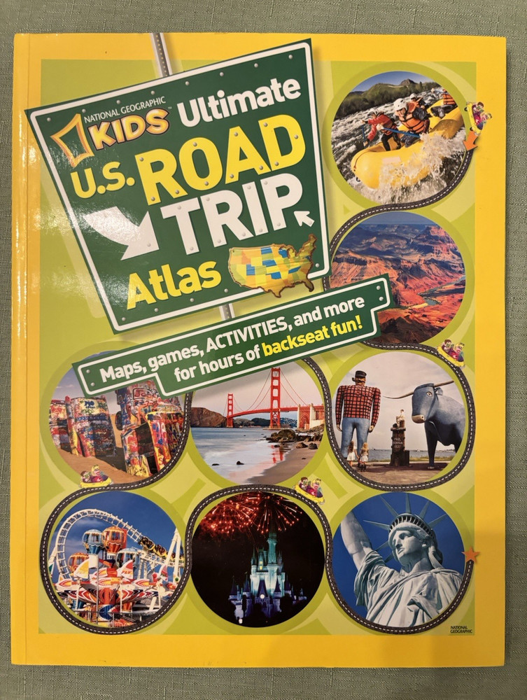 National Geographic Ultimate Kids U.S. Road Trip Atlas Paperback English
