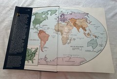 National Geographic Family Reference Atlas Of The World *Fold Out Map*