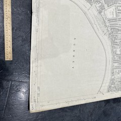 Ordinance Survey 25 Inch To The Mile Large Scale Map 1938. Chiswick. London