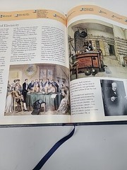 National Geographic Atlas Of World History, Hardcover Book 1997 Leather