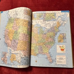 1966 Vintage World Atlas “Superior Edition.” Published by Hammond.