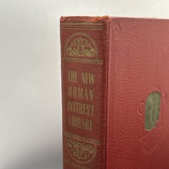 The New Human Interest Library Volume V Atlas School Guide 1952 Decor Book