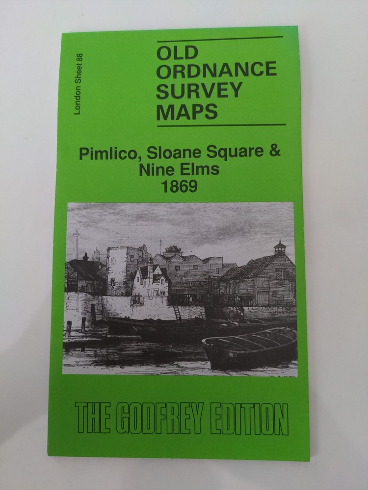 Pimlico, Sloane Square & Nine Elms 1869: London Sheet88 Old O.S. Maps