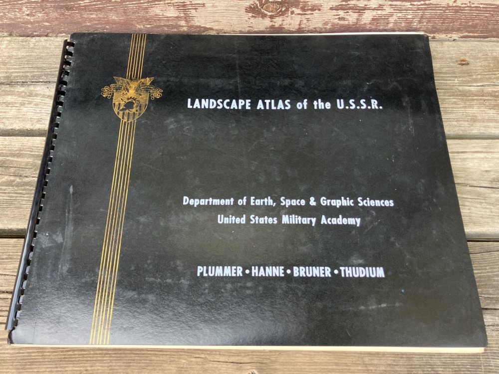 LANDSCAPE ATLAS OF THE USSR 1971 WEST POINT DEPT OF EARTH SPACE GRAPHIC SCIENCES