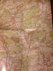 0rdnance survey,map Morley books plastic coated sheet 186 Aldershot & Guildford