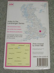 OS Ordnance Survey Landranger Map Sheet 153 Bedford & Huntingdon area – 1994