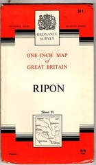 National Grid Seventh Series Sheet 91 Ripon : Ordnance Survey