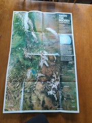 Heart of the Rockies, National Geographic, Map & Poster, 1995
