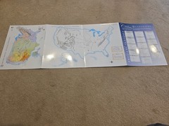 Classical Conversations Cycle 3 United States Laminated Folding Map