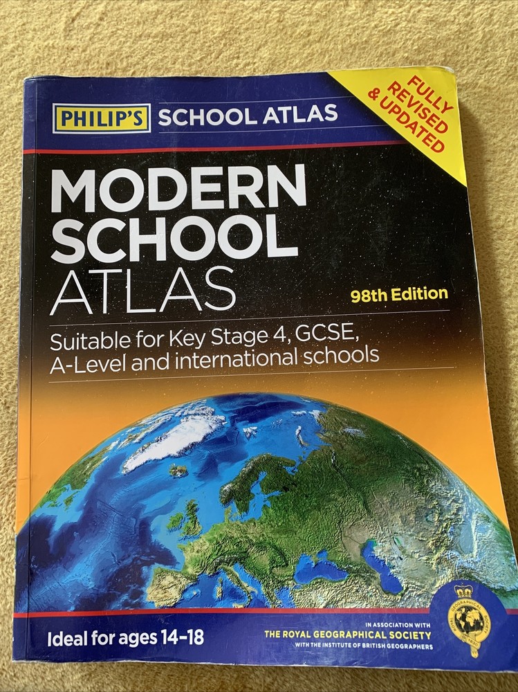 Philips Modern School Atlas: 98th Edition (Philips School Atlases), Philips Maps