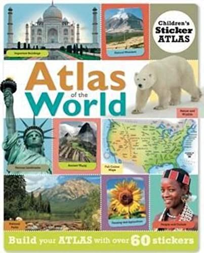 Atlas of the World: Children’s Sticker… by Unknown Author Paperback / softback