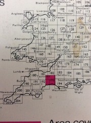 OS Ordnance Survey Landranger Map Sheet 193 Taunton to Lyme Regis, 1982list 264