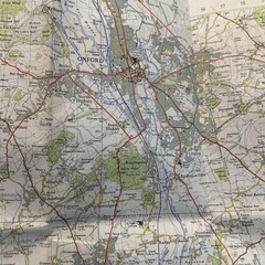 OXFORD & NEWBURY Ordnance Survey Map 1959 Sheet 158 Seventh Series Goring