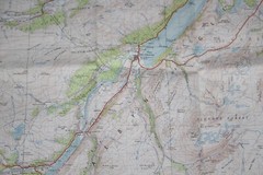 Ordnance Survey One Inch Map – Fort Augustus – Sheet 36 – 1961