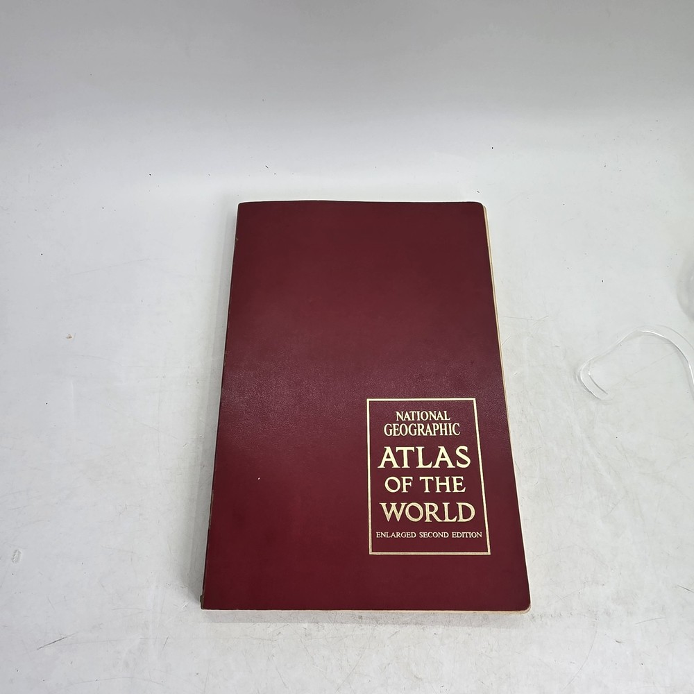 National Geographic Atlas of the World Enlarged Second Edition 1966 31cm x 67 cm